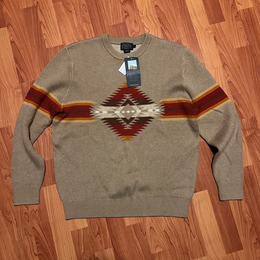 Pendleton Cotton Sweater Medium